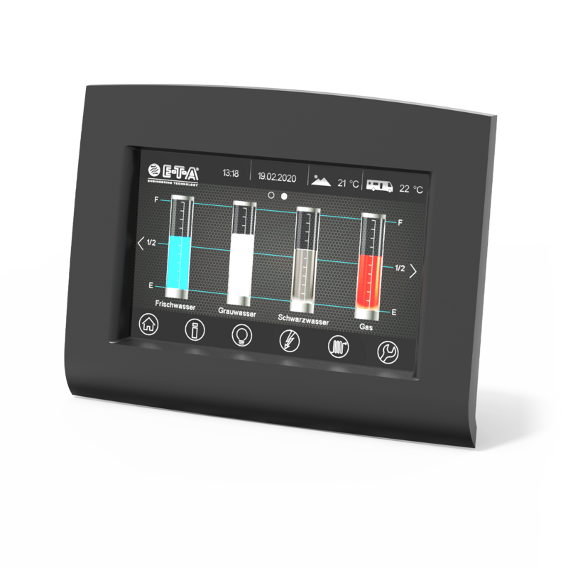  Typ PowerPlex® Touch Panel 7'' TP070 von E-T-A: Das PowerPlex® Touch Panel 7.0" ist ein kostengünstiges Farb-Touch-Display.